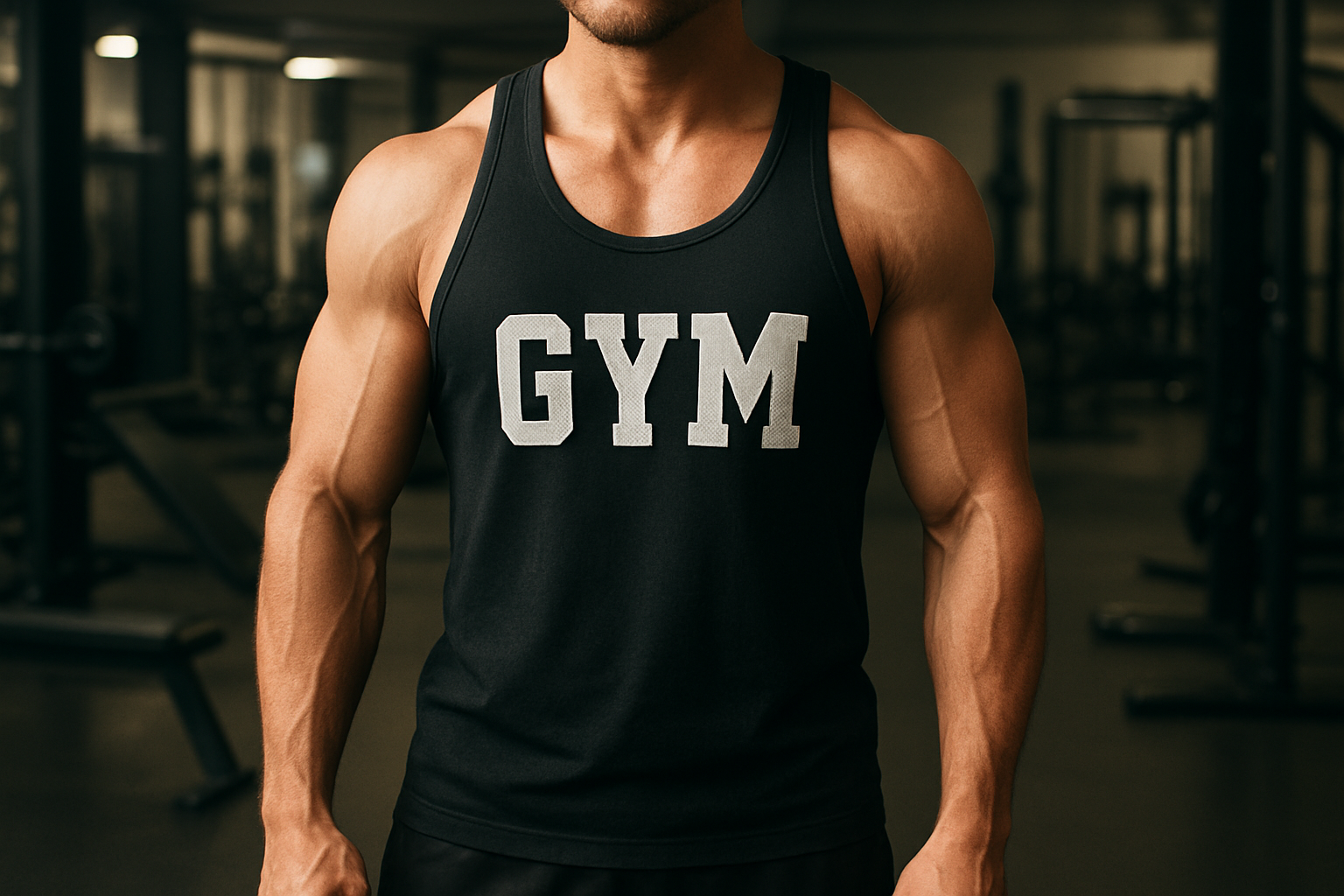 Premium gym wear manufactured for comfort and flexibility.