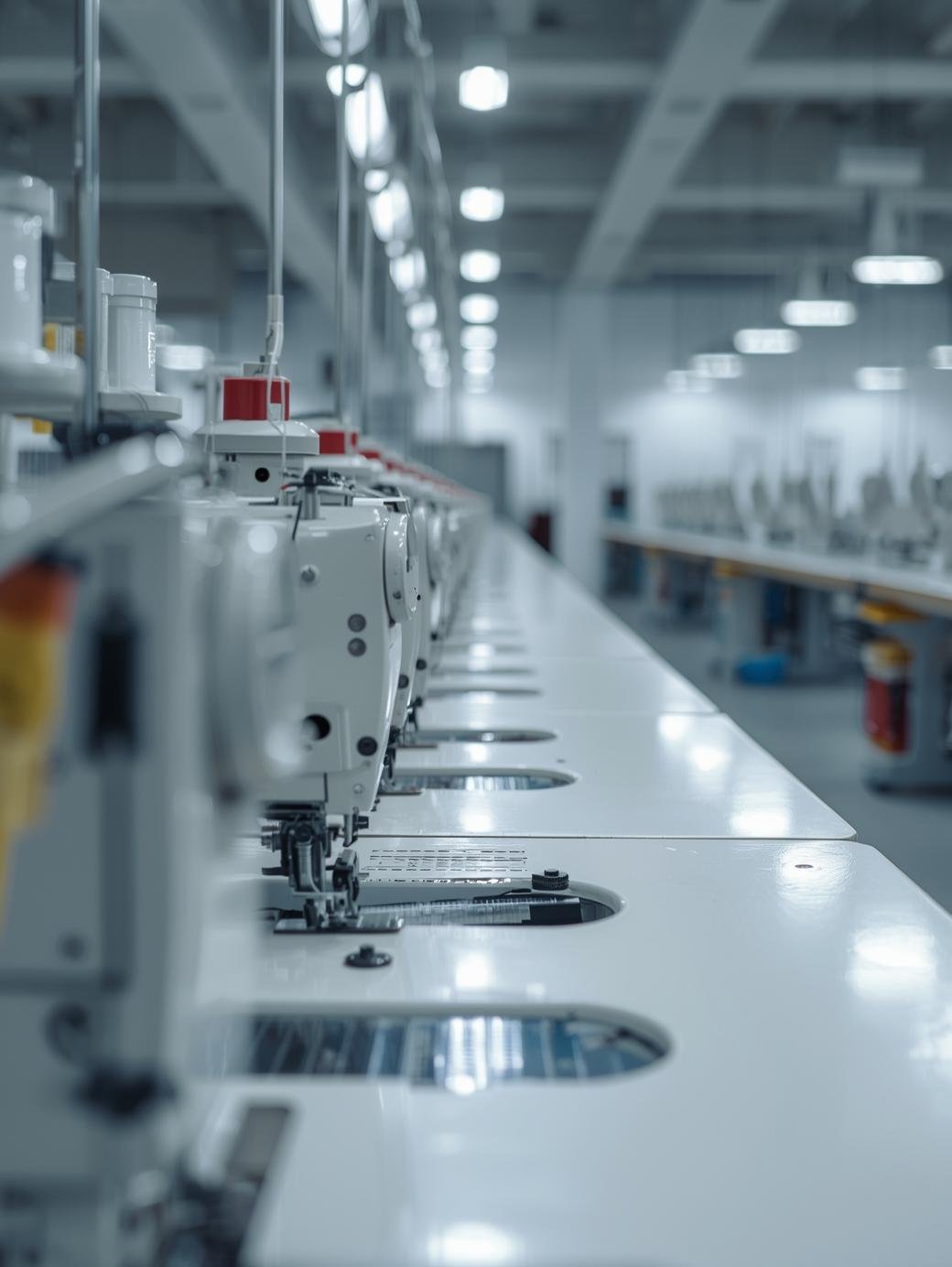 Modern ZM Exports factory producing premium sportswear.