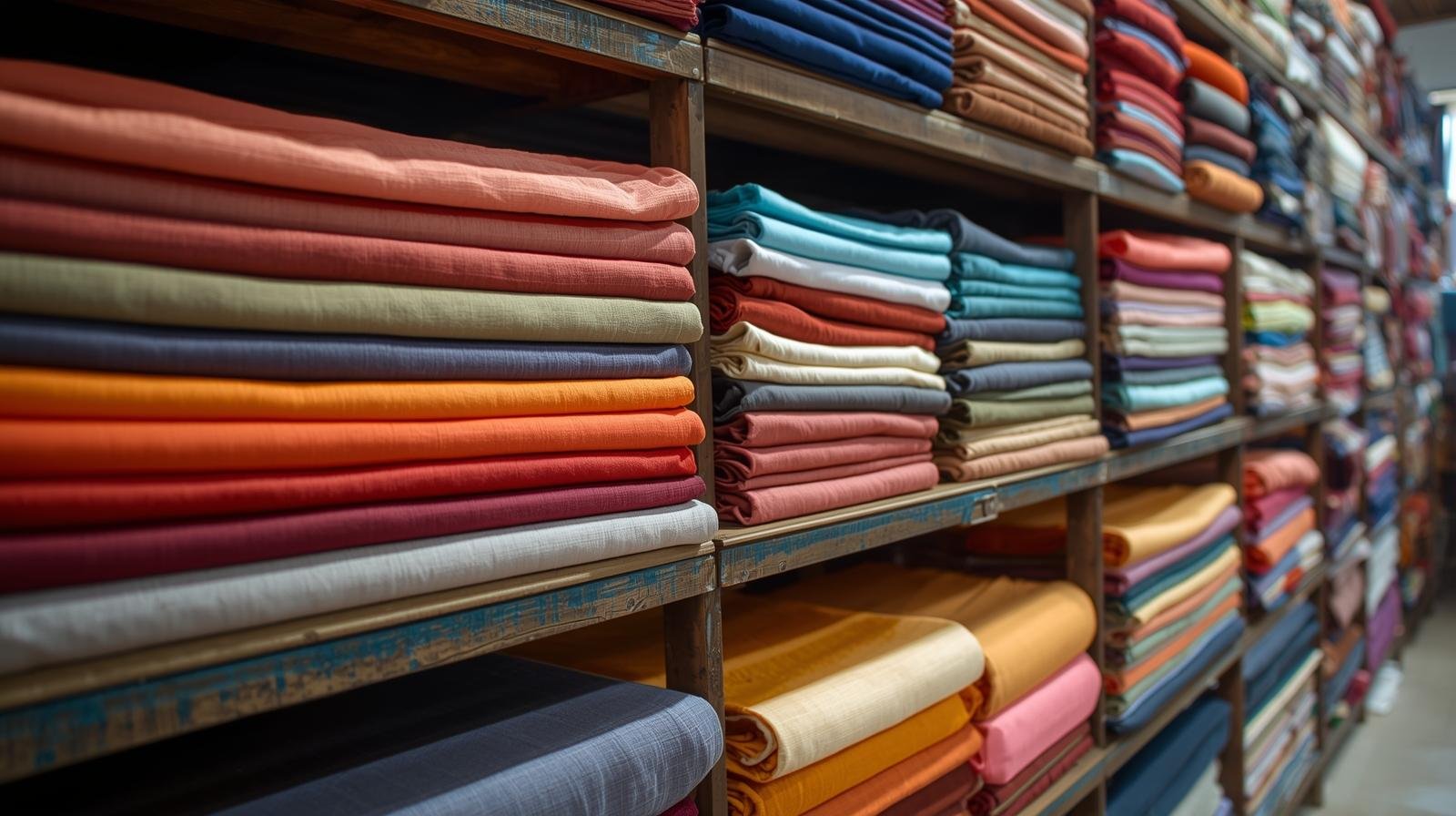 Neatly crafted textile apparel.